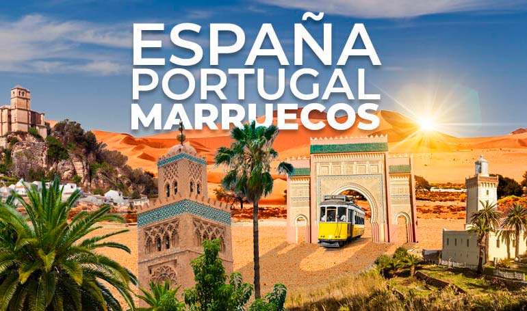 Viaje España, Portugal y Marruecos del 17 de agosto al 2 de septiembre 2025 - Viajes y excursiones Tour Sin Límites