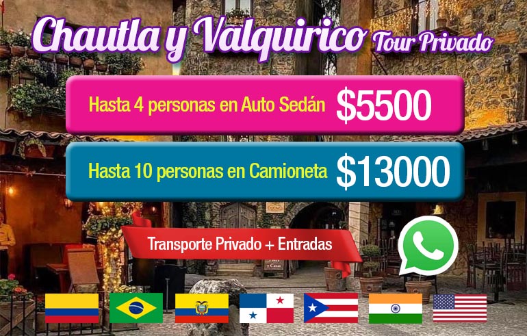 Tour Privado Ex Hacienda Chautla y Valquirico con Tour Sin Límites